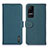 Leather Case Stands Flip Cover Holder B01H for Xiaomi Civi 1S 5G Green