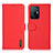 Leather Case Stands Flip Cover Holder B01H for Xiaomi Mi 11T 5G Red