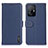 Leather Case Stands Flip Cover Holder B01H for Xiaomi Mi 11T Pro 5G Blue