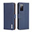 Leather Case Stands Flip Cover Holder B01H for Xiaomi Mi 11X 5G Blue