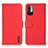 Leather Case Stands Flip Cover Holder B01H for Xiaomi Redmi Note 10 JE 5G Red