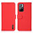 Leather Case Stands Flip Cover Holder B01H for Xiaomi Redmi Note 11 5G Red