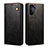 Leather Case Stands Flip Cover Holder B01S for Huawei Enjoy 50 Black