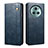 Leather Case Stands Flip Cover Holder B01S for Huawei Honor Magic5 5G Blue