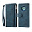 Leather Case Stands Flip Cover Holder B01S for Nokia XR20 Blue