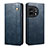 Leather Case Stands Flip Cover Holder B01S for OnePlus 11R 5G Blue