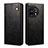 Leather Case Stands Flip Cover Holder B01S for OnePlus Ace 2 5G Black