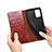 Leather Case Stands Flip Cover Holder B01S for OnePlus Nord CE 2 5G