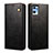 Leather Case Stands Flip Cover Holder B01S for OnePlus Nord CE 2 5G Black