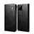 Leather Case Stands Flip Cover Holder B01S for Realme C21 Black