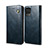 Leather Case Stands Flip Cover Holder B01S for Realme Q3 5G Blue