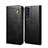 Leather Case Stands Flip Cover Holder B01S for Vivo iQOO U1 Black