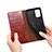 Leather Case Stands Flip Cover Holder B01S for Vivo V20 (2021)