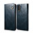 Leather Case Stands Flip Cover Holder B01S for Vivo Y20a Blue