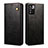 Leather Case Stands Flip Cover Holder B01S for Xiaomi Mi 11i 5G (2022) Black