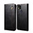 Leather Case Stands Flip Cover Holder B01S for Xiaomi POCO C3 Black
