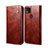 Leather Case Stands Flip Cover Holder B01S for Xiaomi POCO C3 Brown