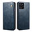 Leather Case Stands Flip Cover Holder B01S for Xiaomi Poco X5 Pro 5G Blue