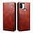 Leather Case Stands Flip Cover Holder B01S for Xiaomi Redmi A2 Plus Brown