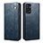 Leather Case Stands Flip Cover Holder B01S for Xiaomi Redmi Note 11 4G (2022) Blue