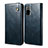 Leather Case Stands Flip Cover Holder B01S for Xiaomi Redmi Note 11 SE India 4G Blue