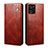 Leather Case Stands Flip Cover Holder B01S for Xiaomi Redmi Note 12 Pro Speed 5G Brown