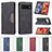 Leather Case Stands Flip Cover Holder B02F for Google Pixel 6 5G