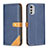 Leather Case Stands Flip Cover Holder B02F for Motorola Moto E32s