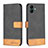 Leather Case Stands Flip Cover Holder B02F for Samsung Galaxy M04