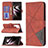 Leather Case Stands Flip Cover Holder B02F for Samsung Galaxy S21 Ultra 5G