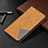 Leather Case Stands Flip Cover Holder B02F for Samsung Galaxy S24 Plus 5G