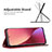 Leather Case Stands Flip Cover Holder B02F for Xiaomi Mi 12 5G