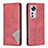 Leather Case Stands Flip Cover Holder B02F for Xiaomi Mi 12 Pro 5G Red