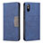 Leather Case Stands Flip Cover Holder B02F for Xiaomi Redmi 9i