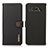 Leather Case Stands Flip Cover Holder B02H for Asus ROG Phone 5s Black