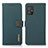 Leather Case Stands Flip Cover Holder B02H for Asus Zenfone 8 ZS590KS Green