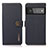 Leather Case Stands Flip Cover Holder B02H for Google Pixel 6 Pro 5G Blue