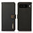 Leather Case Stands Flip Cover Holder B02H for Google Pixel 7 5G Black