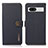 Leather Case Stands Flip Cover Holder B02H for Google Pixel 7a 5G