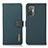 Leather Case Stands Flip Cover Holder B02H for HTC Desire 21 Pro 5G Green