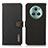 Leather Case Stands Flip Cover Holder B02H for Huawei Honor Magic5 Pro 5G Black