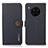 Leather Case Stands Flip Cover Holder B02H for Huawei Nova 8i Blue