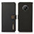 Leather Case Stands Flip Cover Holder B02H for Nokia G300 5G Black