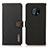 Leather Case Stands Flip Cover Holder B02H for Nokia G50 5G Black