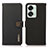 Leather Case Stands Flip Cover Holder B02H for OnePlus Nord 2T 5G Black