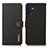 Leather Case Stands Flip Cover Holder B02H for OnePlus Nord CE 2 5G Black