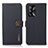 Leather Case Stands Flip Cover Holder B02H for Oppo A74 4G