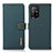 Leather Case Stands Flip Cover Holder B02H for Oppo A94 5G Green