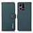 Leather Case Stands Flip Cover Holder B02H for Oppo F21s Pro 4G Green