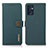 Leather Case Stands Flip Cover Holder B02H for Oppo Find X5 Lite 5G Green